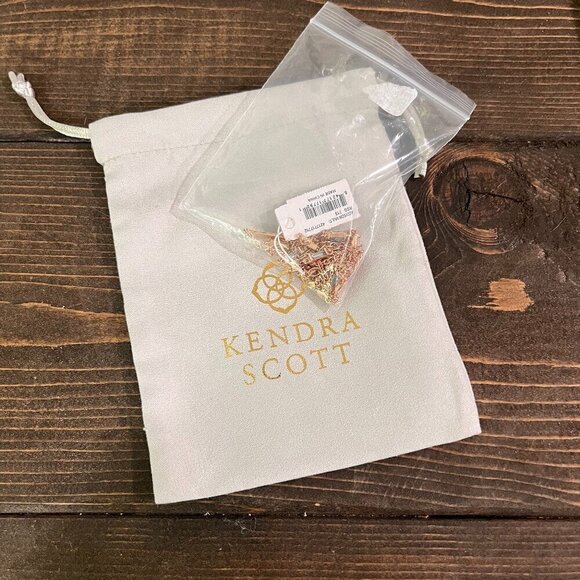 Kendra Scott Rose Gold Addison Triple Strand Necklace - Picture 5 of 8